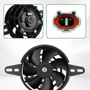 4-Inch 12V DC Motorcycle Radiator Cooling Fan – Universal Electric Fan 3-Pin