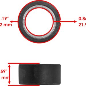 Yamaha 4WV-17632-00-00 Primary Clutch Roller Weights – Caltric Replacement Set for Bruin & Grizzly