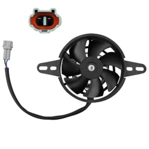 4-Inch 12V DC Motorcycle Radiator Cooling Fan – Universal Electric Fan 3-Pin