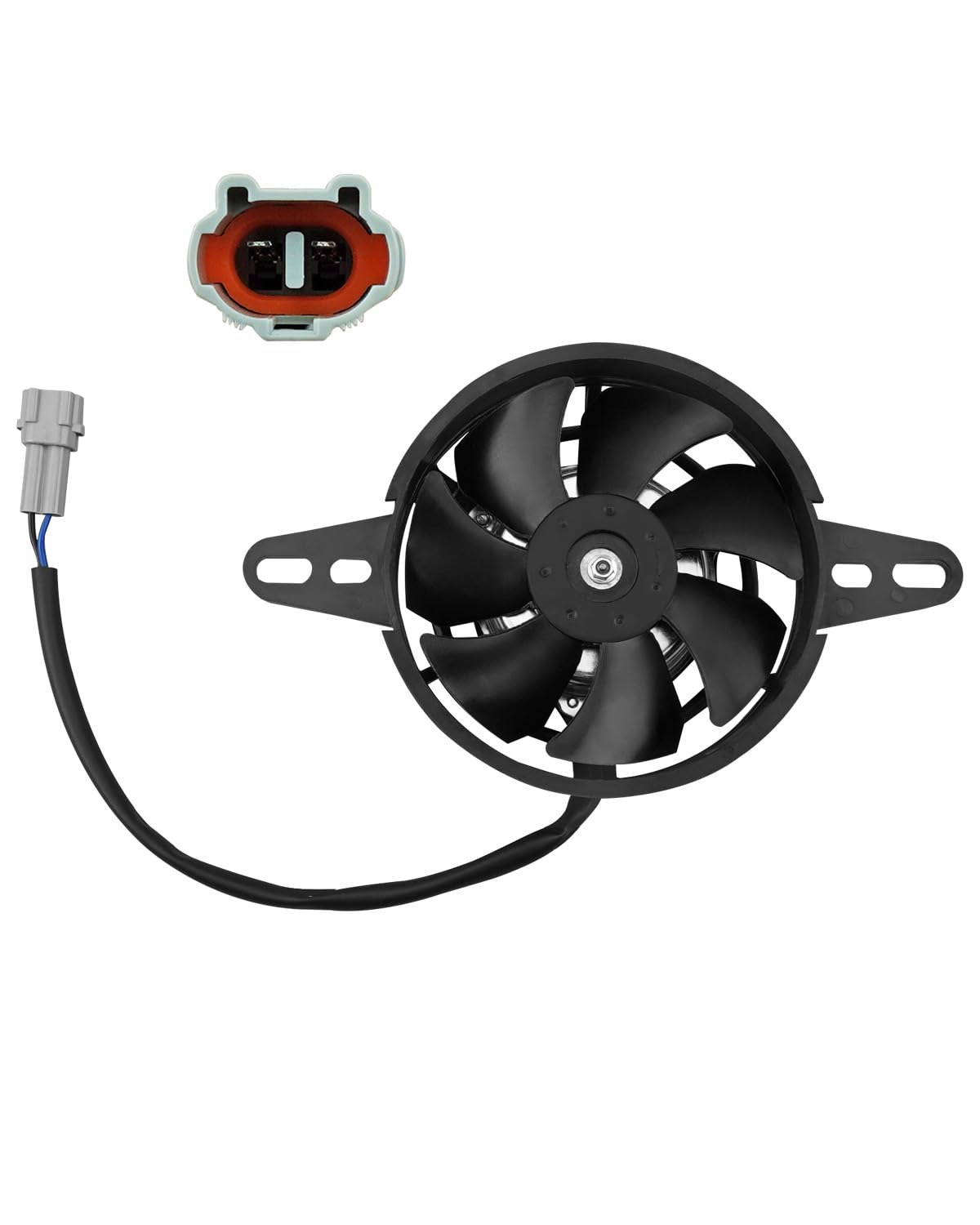 4-Inch 12V DC Motorcycle Radiator Cooling Fan – Universal Electric Fan 3-Pin