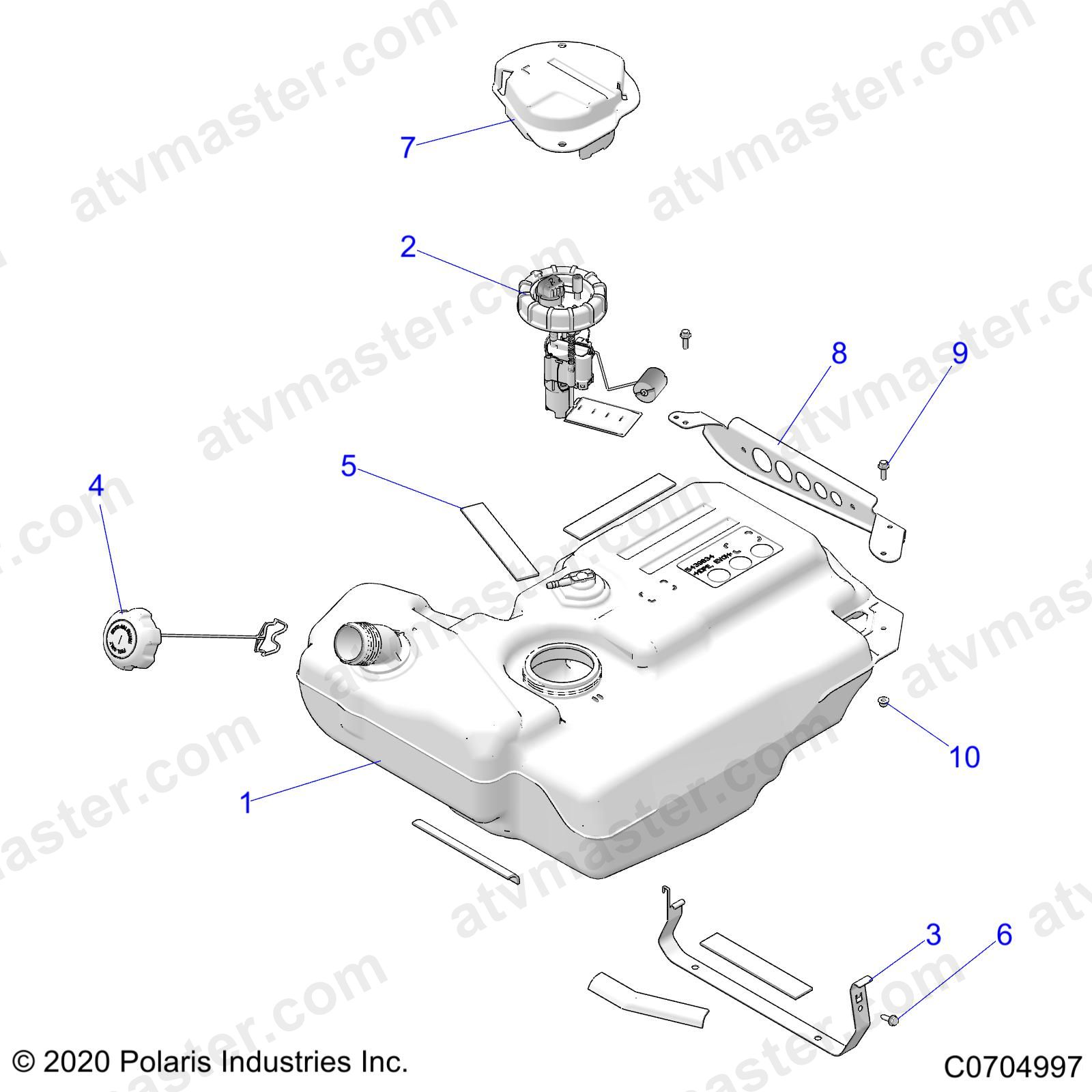 FUEL SYTEMS, FUEL TANK - Z23N4E99A/99B (C0704997)