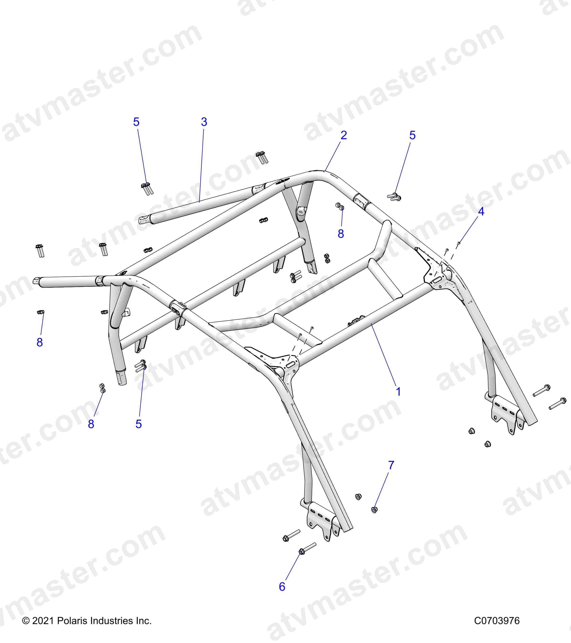 CHASSIS, CAB FRAME - Z24NEE99A2/B2 (C0703976)