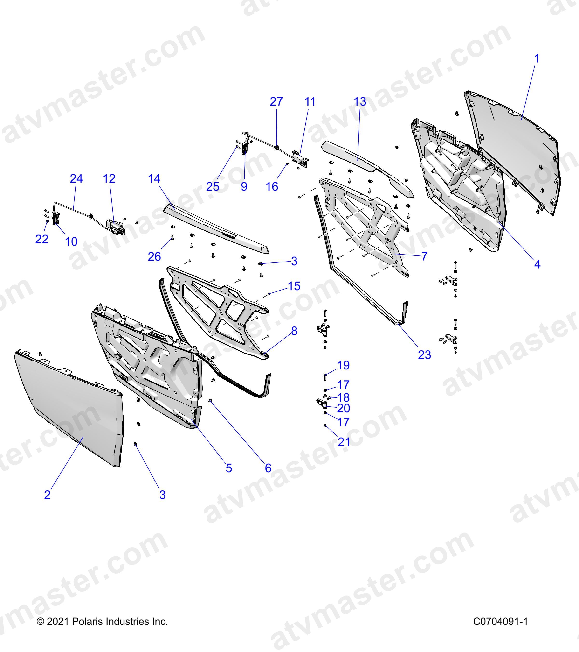 BODY, DOORS - Z24NEE99A2/B2 (C0703975)