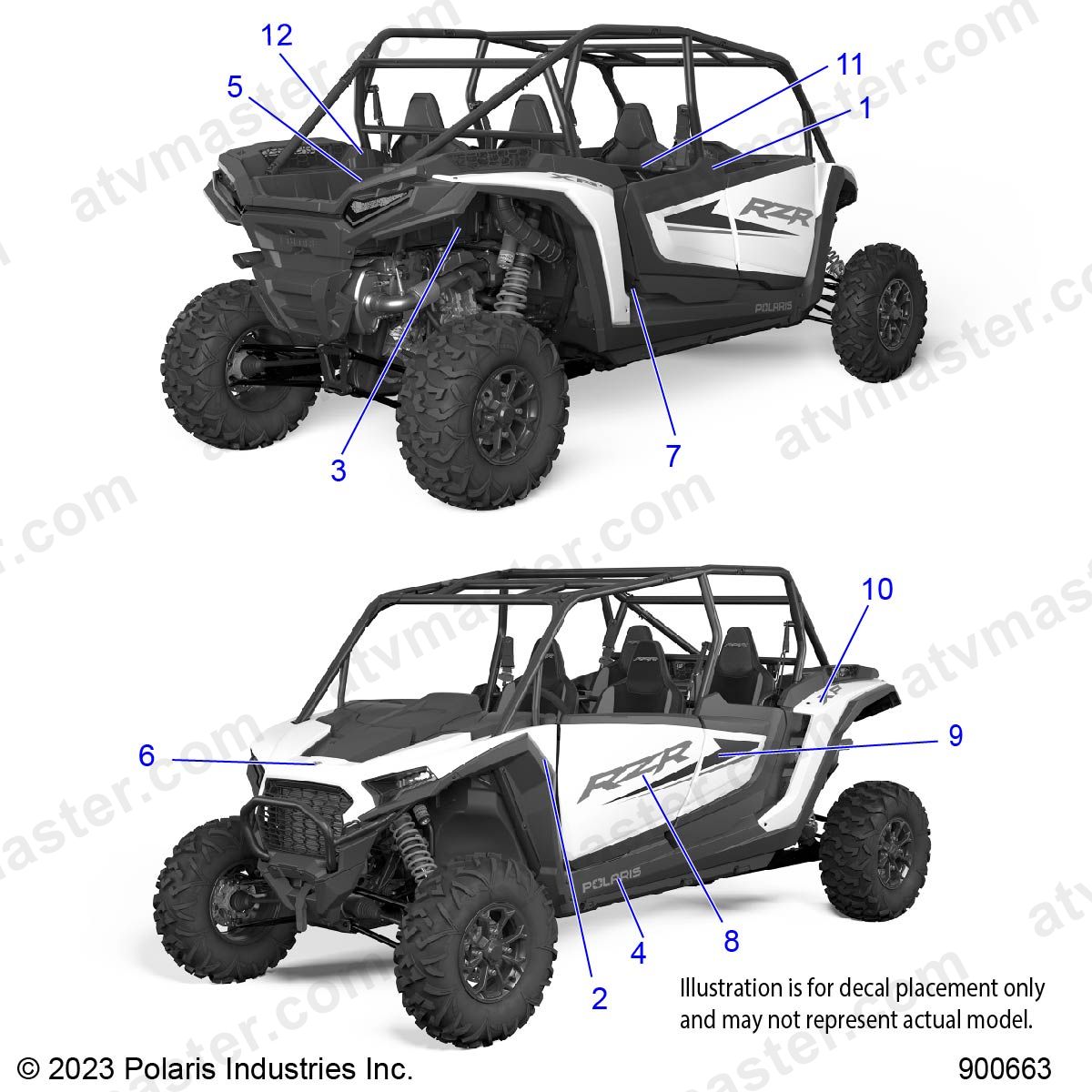 BODY, DECALS - Z24NME99A2/B2 (900663)