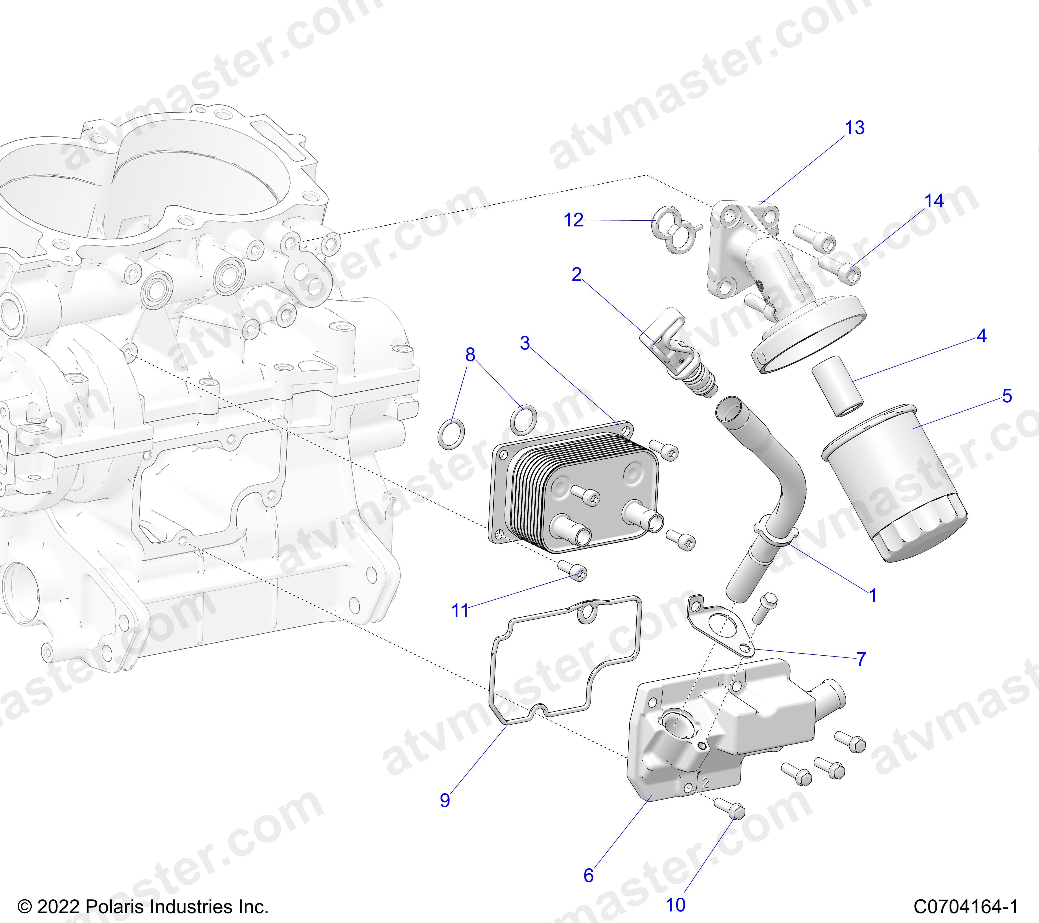 ENGINE, DIPSTICK AND OIL FILTER - Z23N4E99A/99B (C0704164-1)