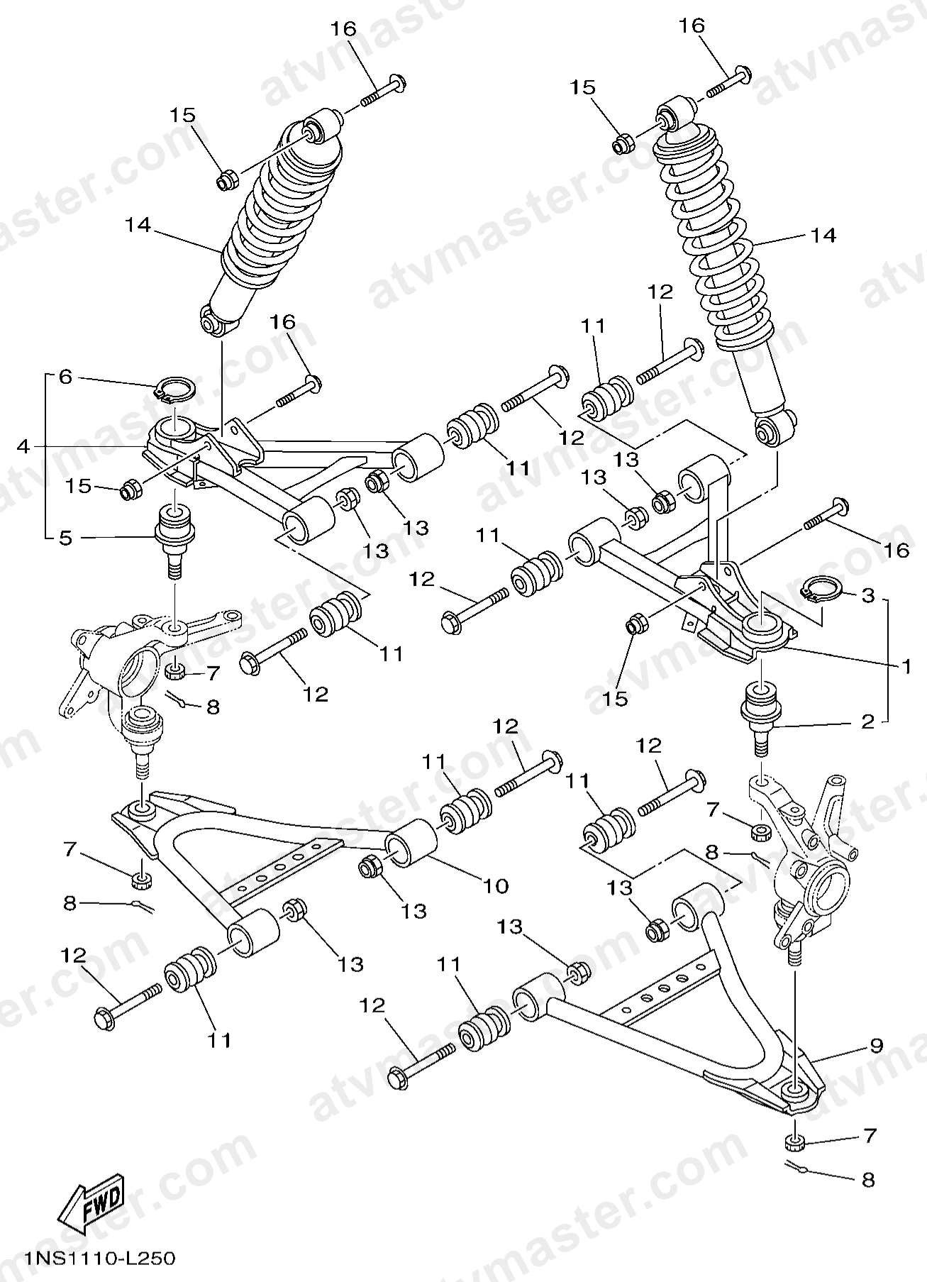 FRONT SUSPENSION & WHEEL
