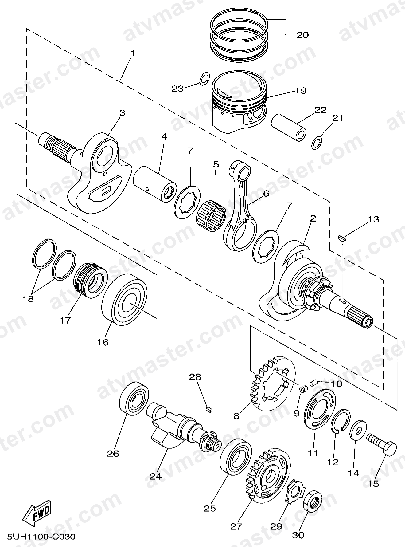 CRANKSHAFT & PISTON