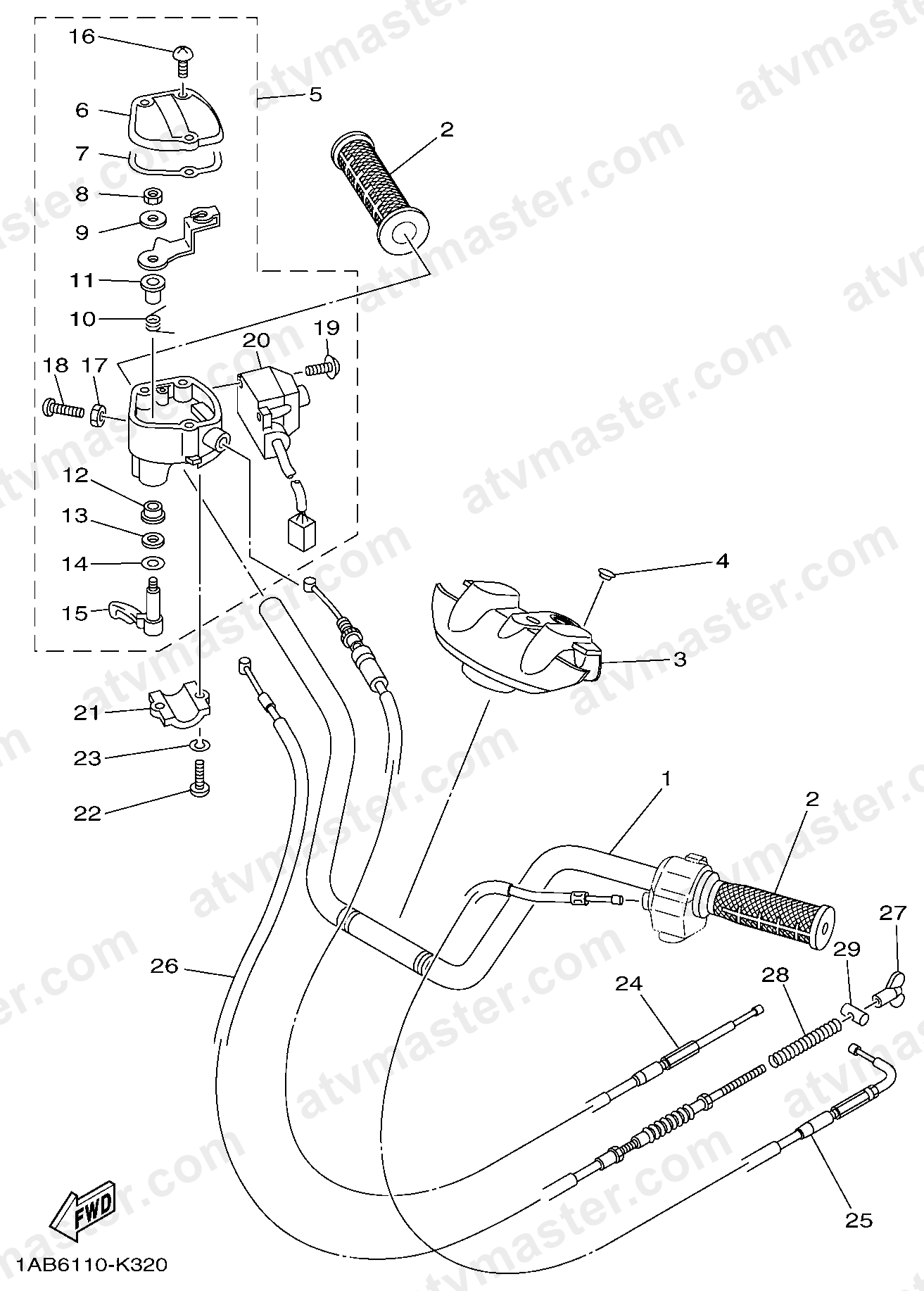 STEERING HANDLE & CABLE