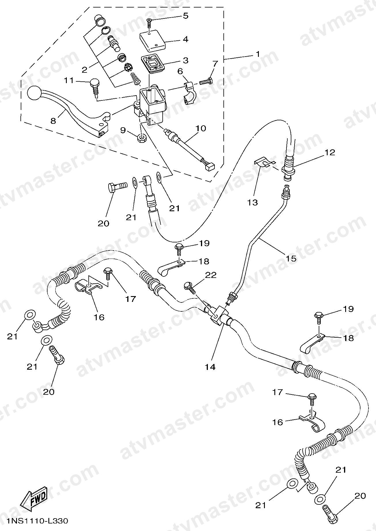 FRONT MASTER CYLINDER