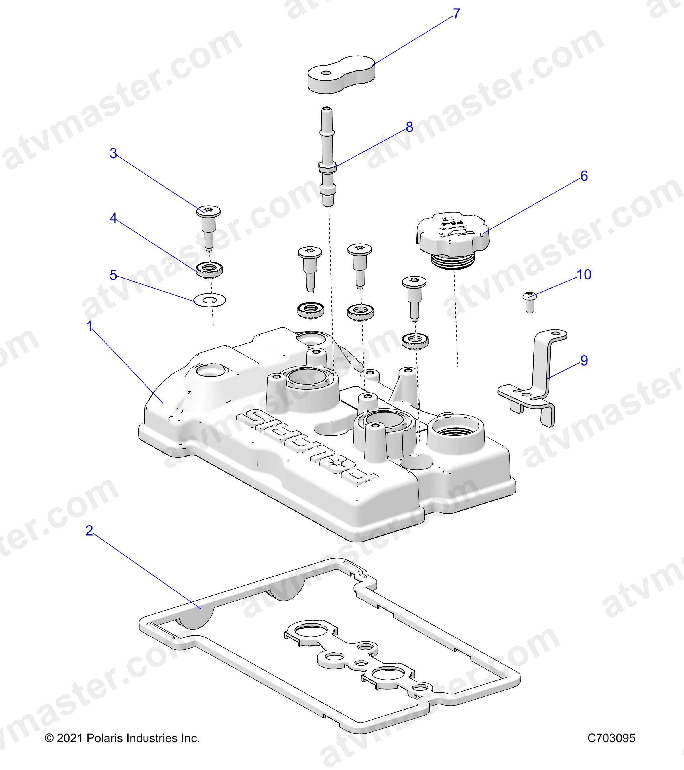 ENGINE, VALVE COVER - Z24NME99A2/B2 (C703095)