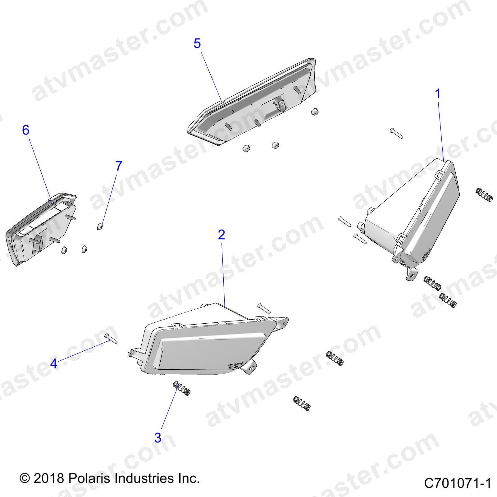 ELECTRICAL, HEADLIGHTS AND TAILLIGHTS - Z23N4E99A/99B (C701071-1)