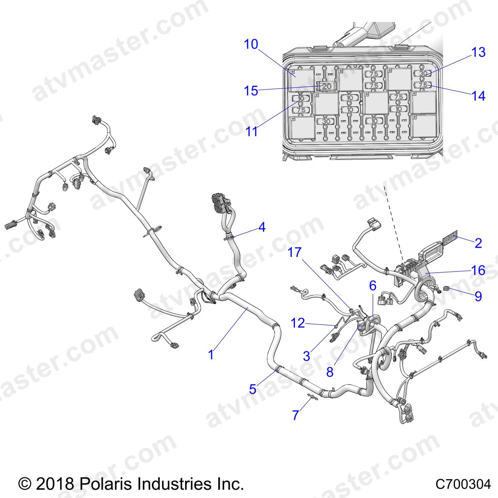 ELECTRICAL, WIRE HARNESS - Z23NAE99A/99B (C700304)