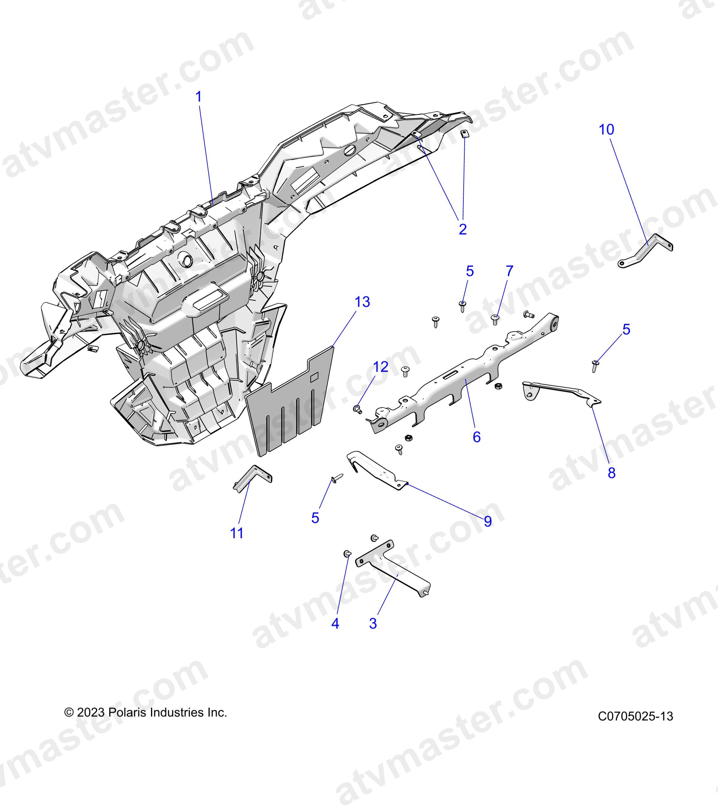 BODY, REAR BUMPER - Z24NEE99A2/B2 (C0705025-13)