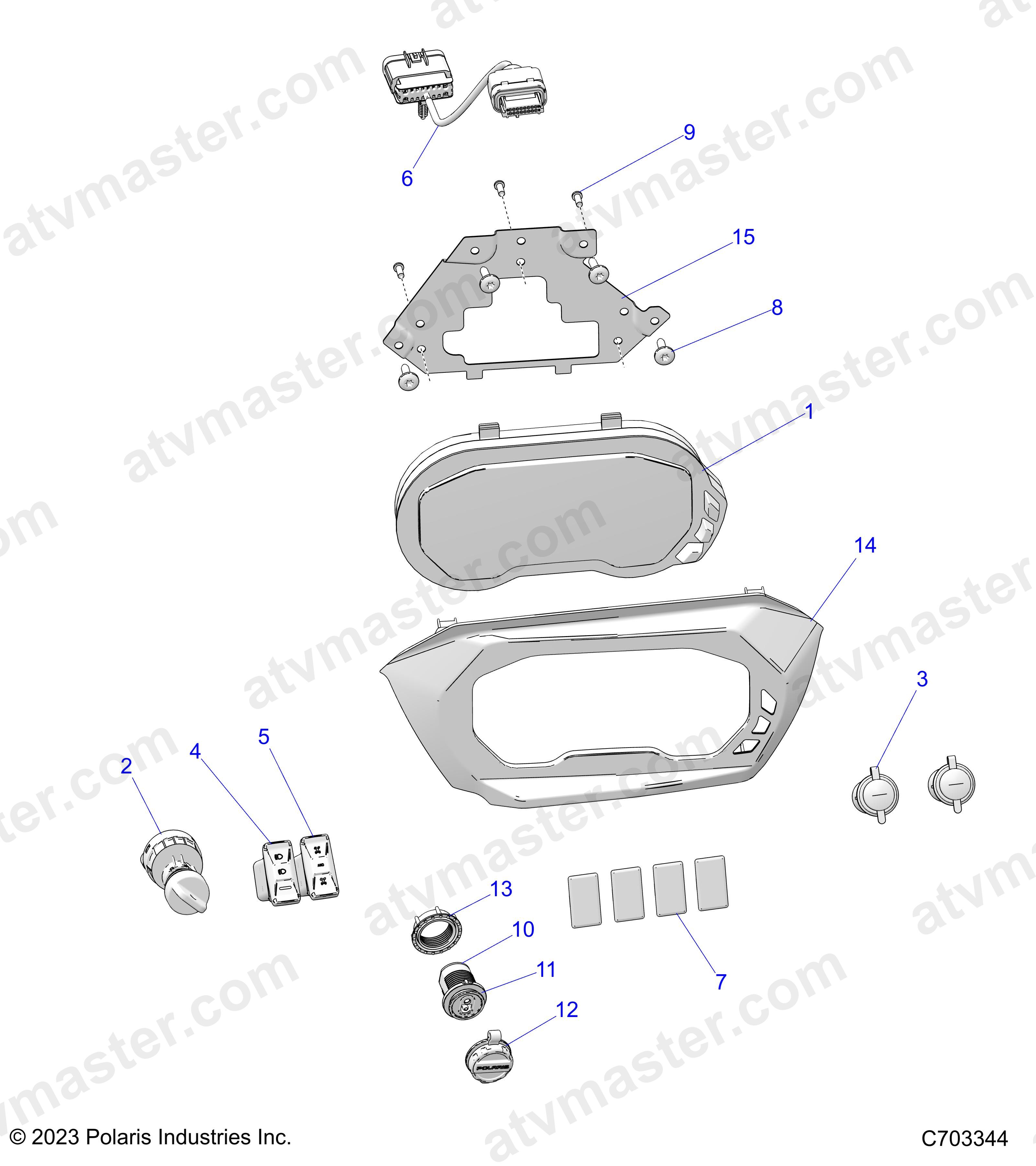 ELECTRICAL, DASH INSTRUMENTS AND CONTROLS - Z24NEE99A2/B2 (C703344)