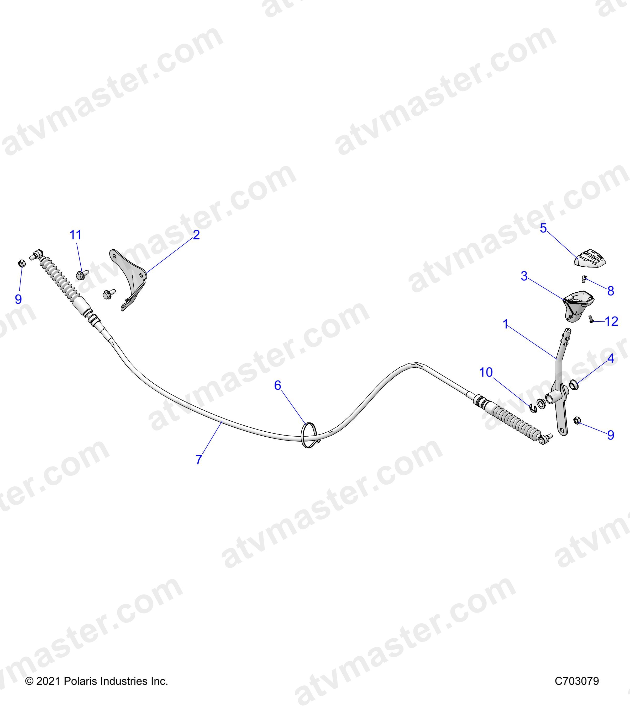 DRIVE TRAIN, GEAR SELECTOR - Z24NEE99A2/B2 (C703079)