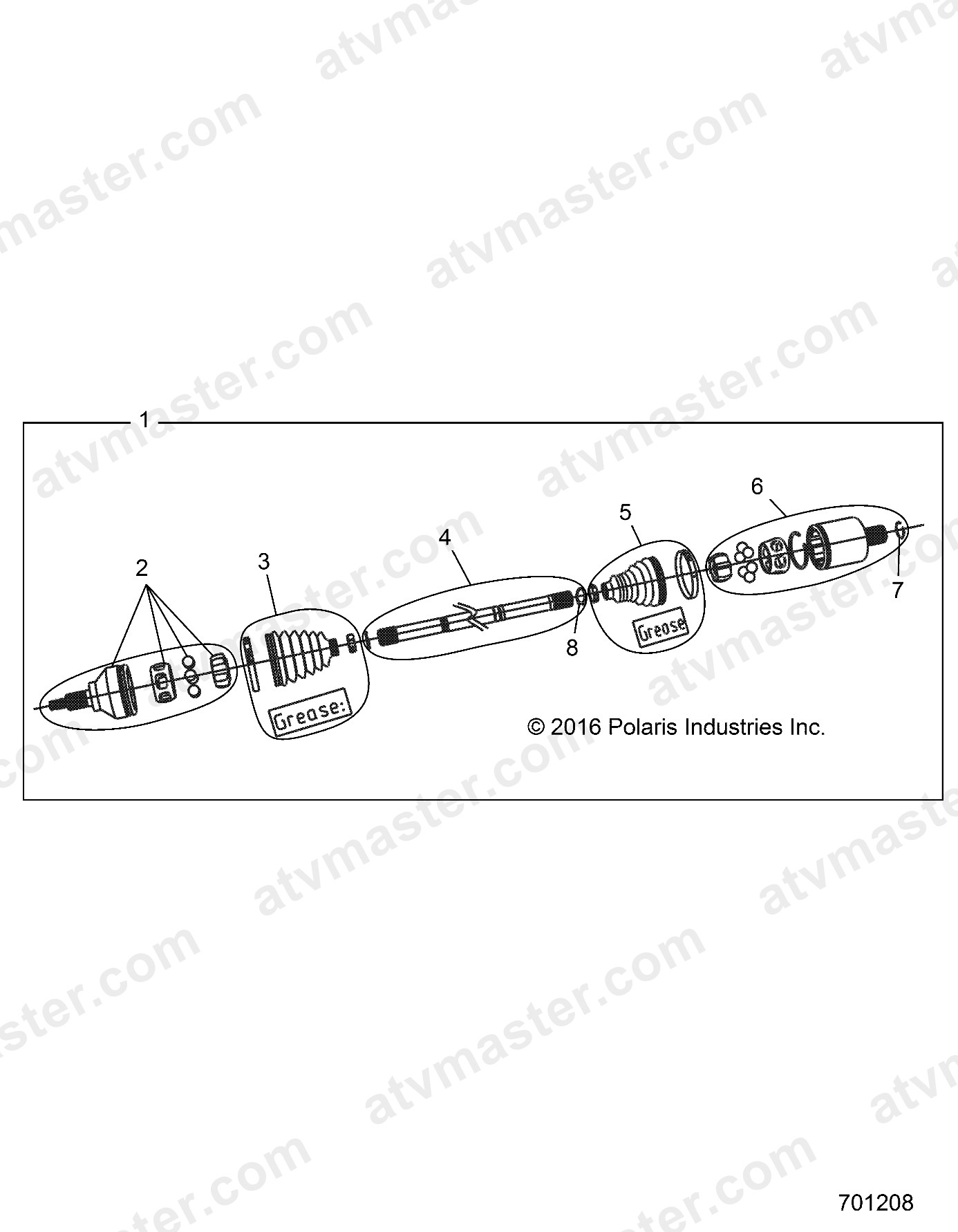 DRIVE TRAIN, HALF SHAFT, FRONT - Z23N4E99A/99B (701208)