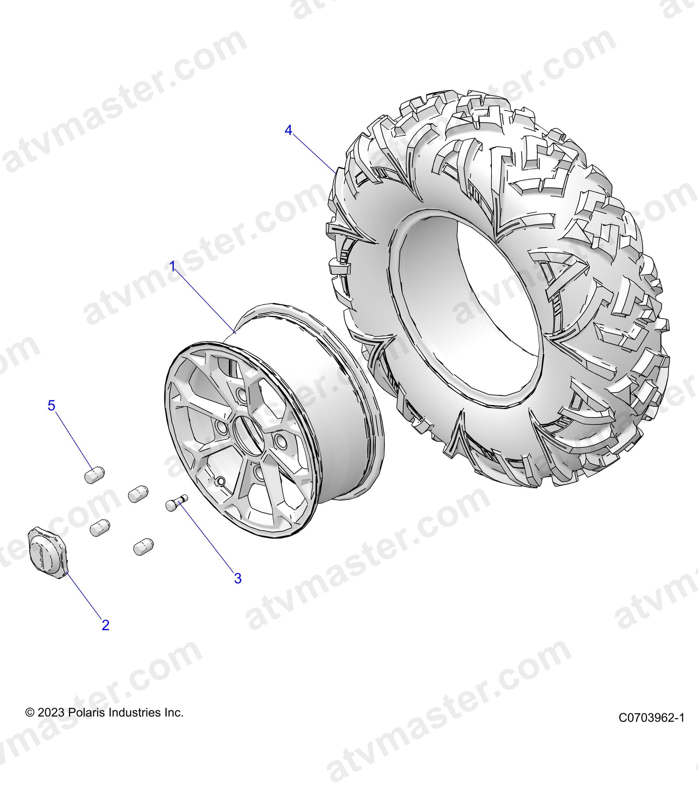 WHEELS, FRONT - Z24NEE99A2/B2 (C700112-1)