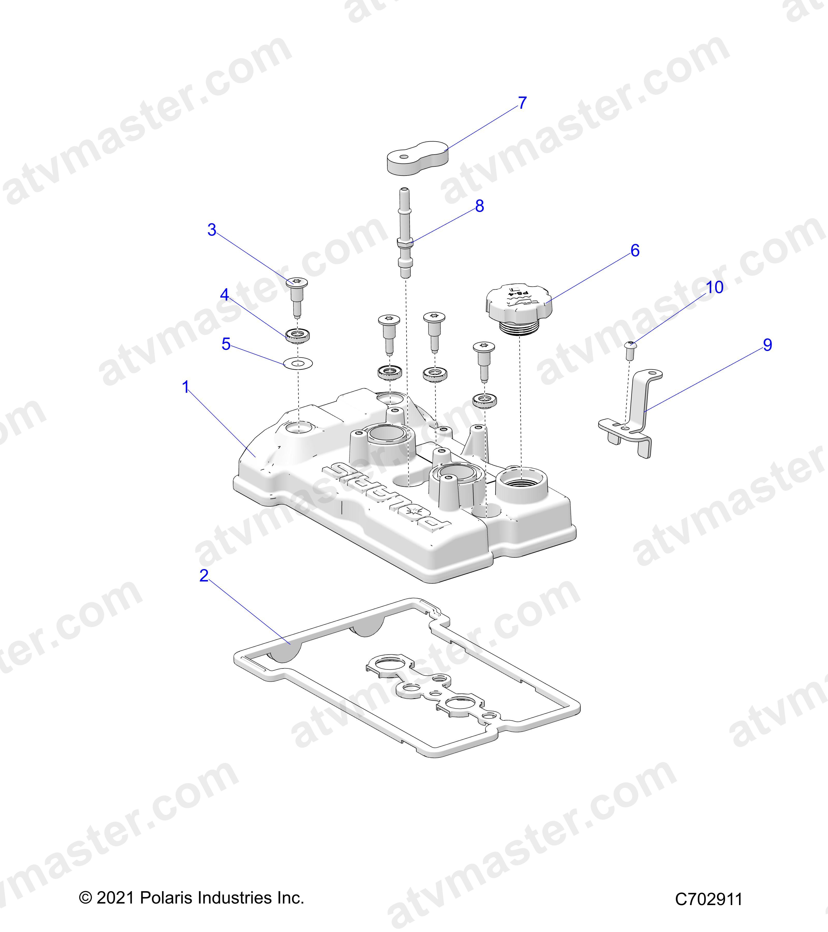 ENGINE, VALVE COVER - Z24NEE99A2/B2 (C702911)