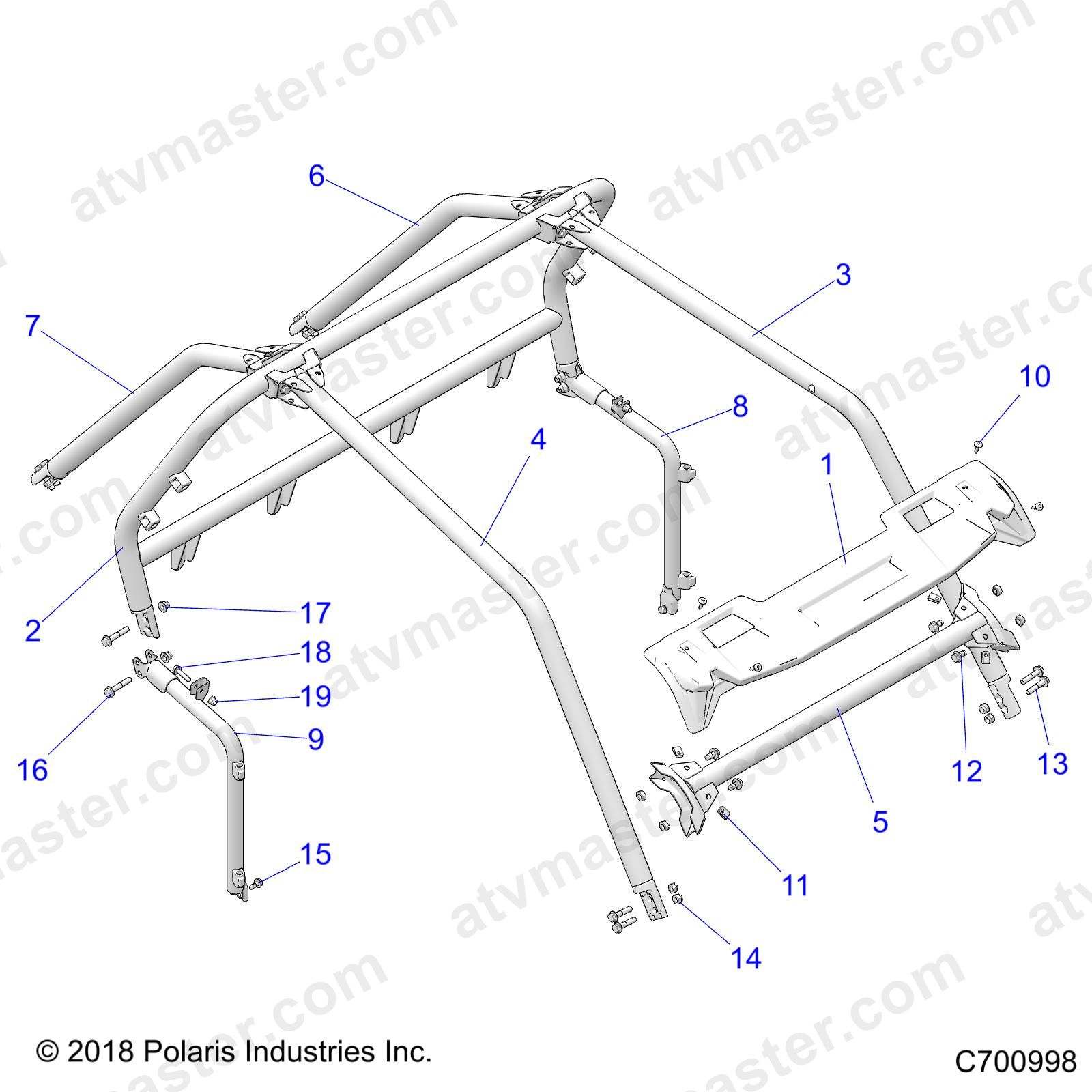 CHASSIS, CAB FRAME -Z23NAE99A/99B (C700998)