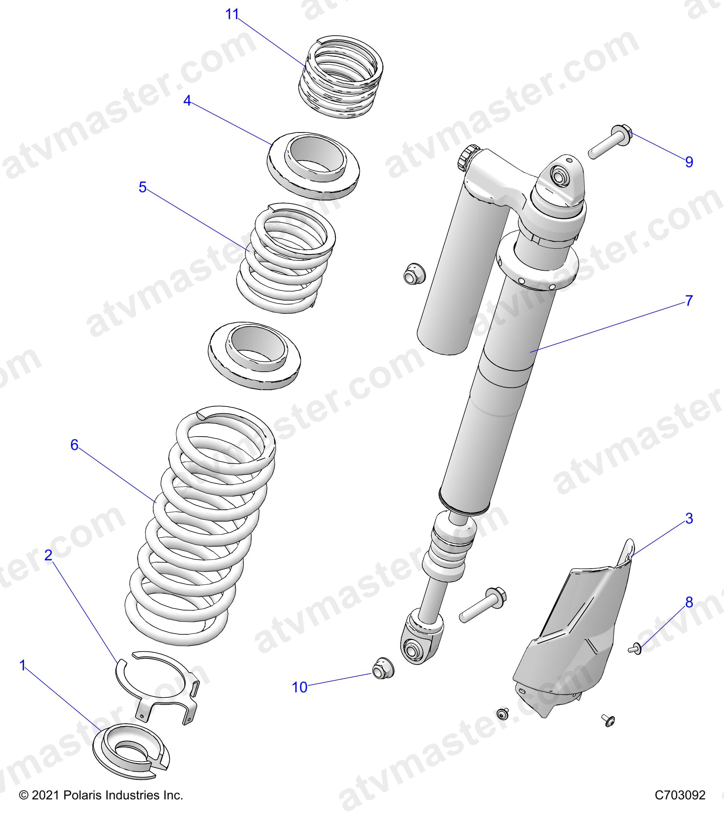 SUSPENSION, REAR SHOCK MOUNTING - Z24NEE99A2/B2 (C703092)