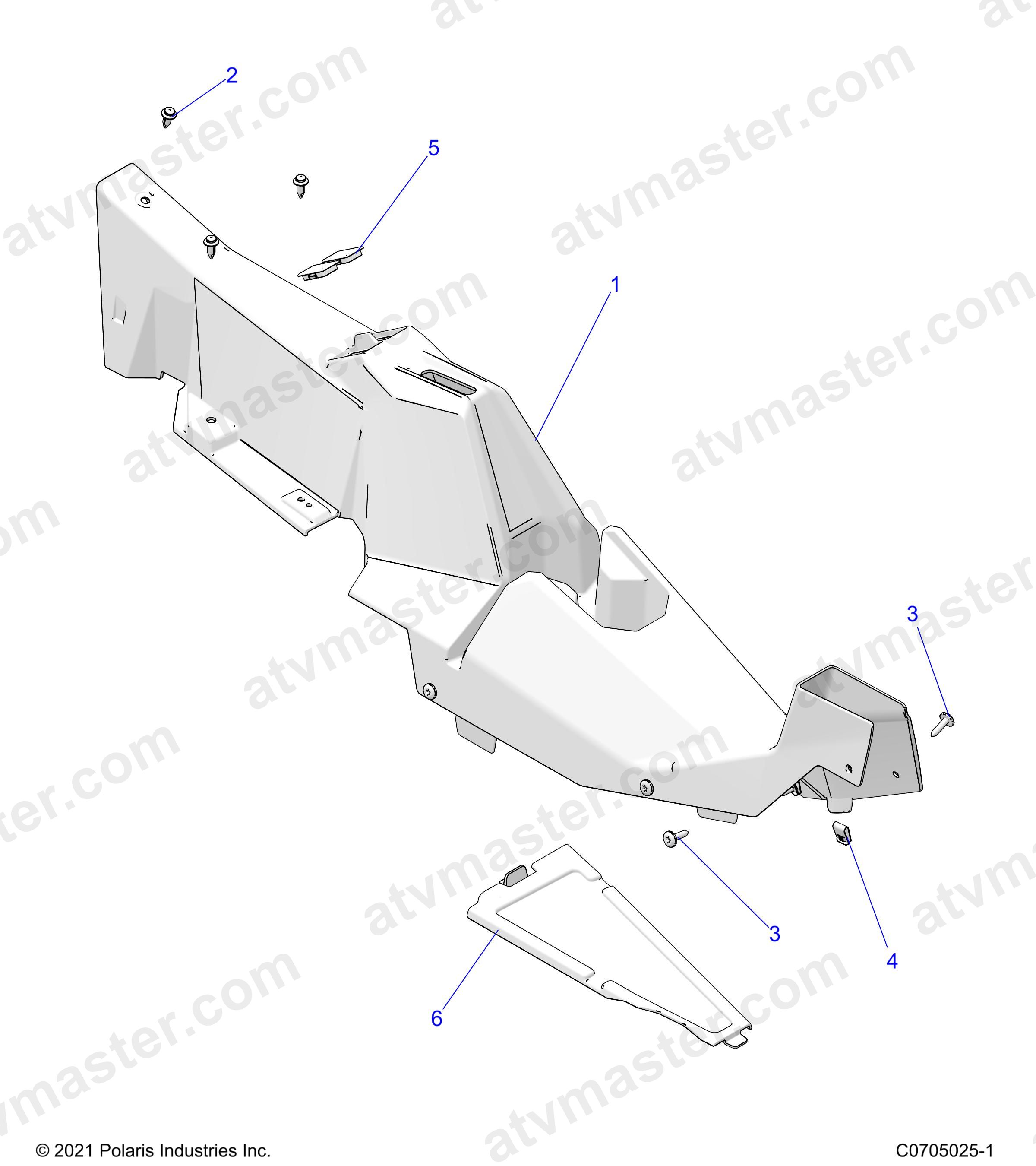 BODY, CENTER CONSOLE - Z24NEE99A2/B2 (C0705025-1)