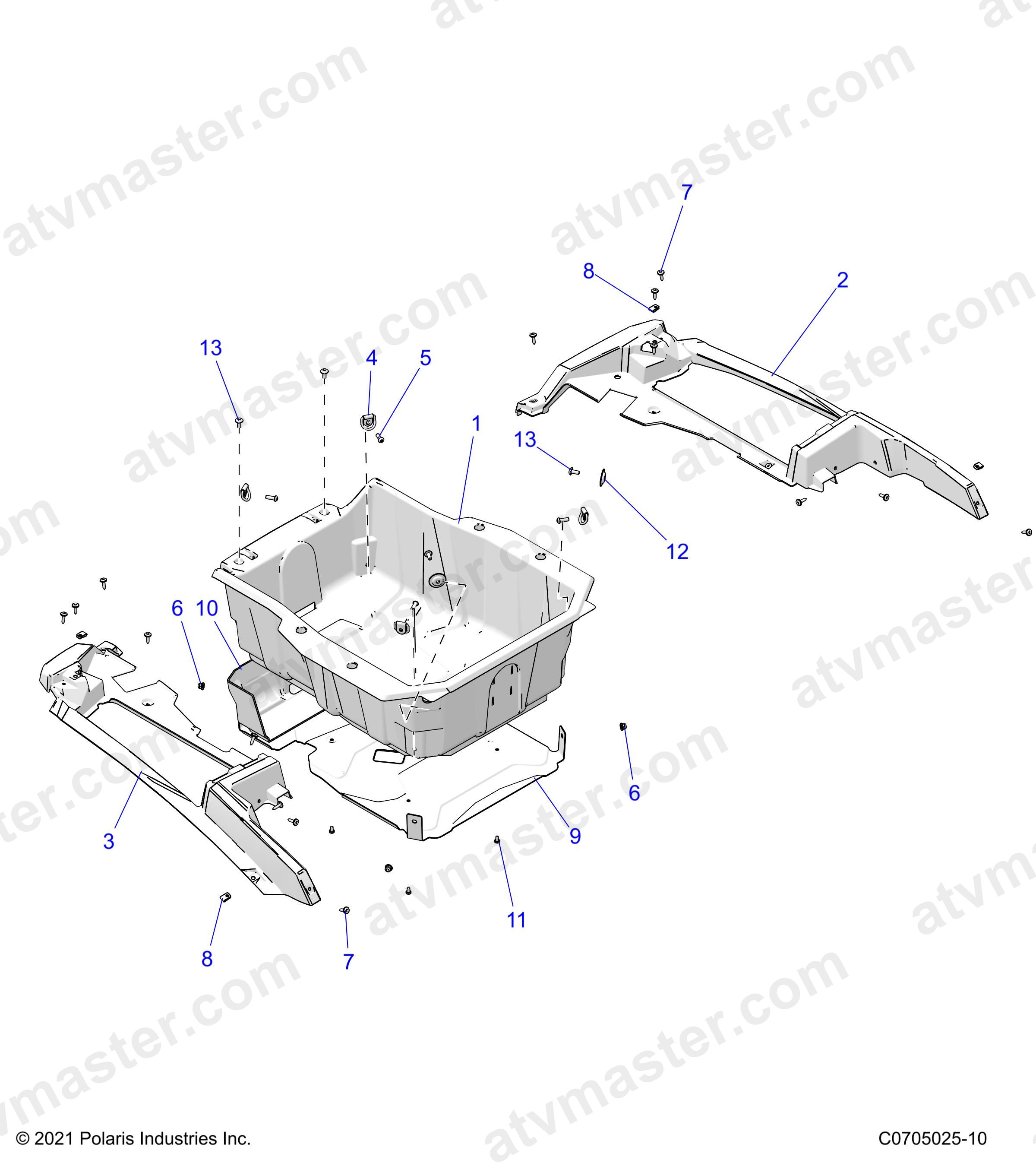 BODY, REAR RACK - Z24NEE99A2/B2 (C0705025-10)