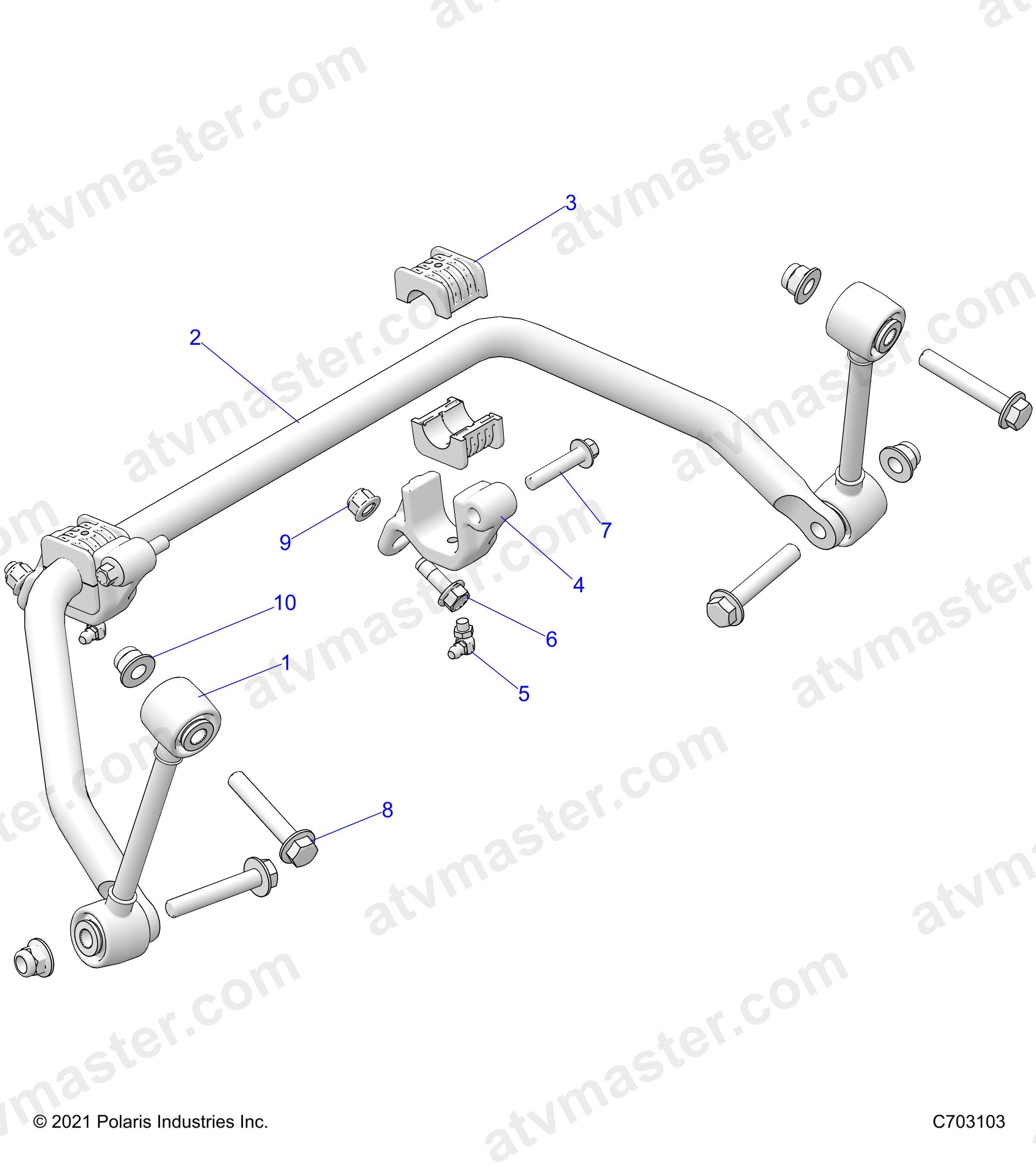 SUSPENSION, FRONT, STABILIZER BAR - Z24NEE99A2/B2 (C703103)