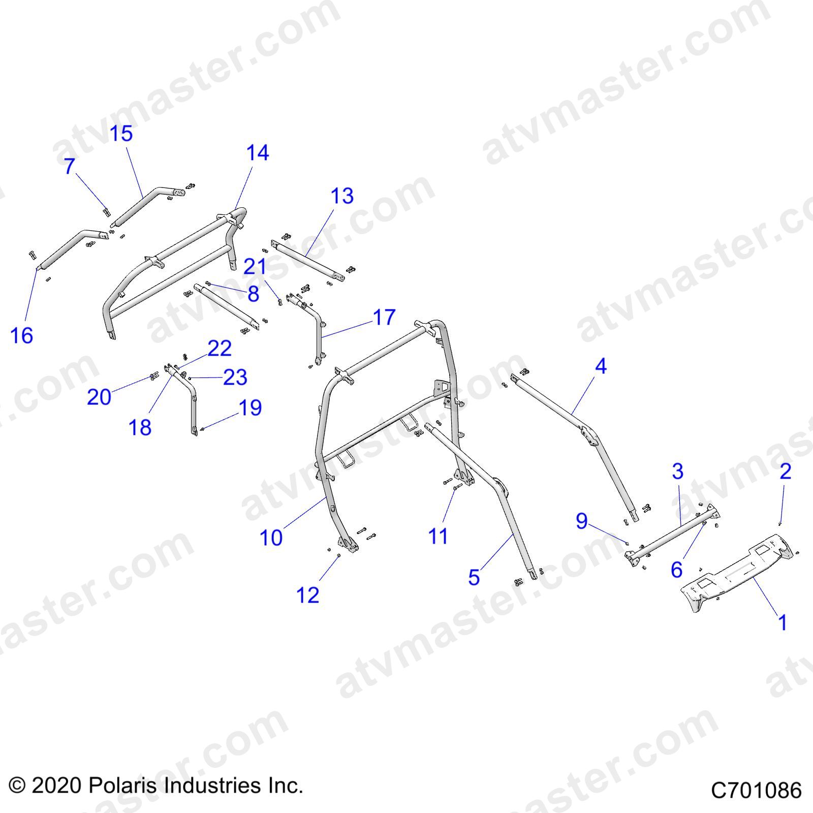CHASSIS, CAB FRAME - Z23N4E99A/99B (C701086)