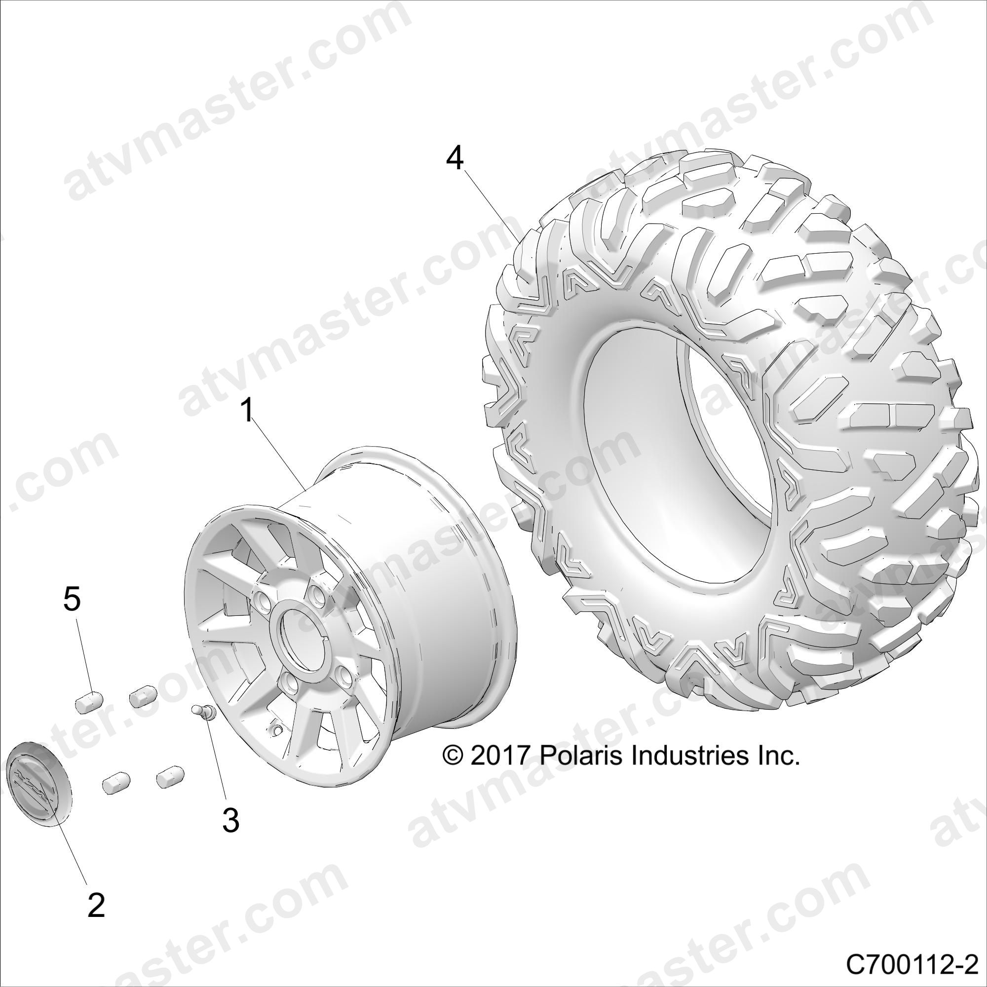 WHEELS, REAR - Z23NAE99A/99B (C700112-2)