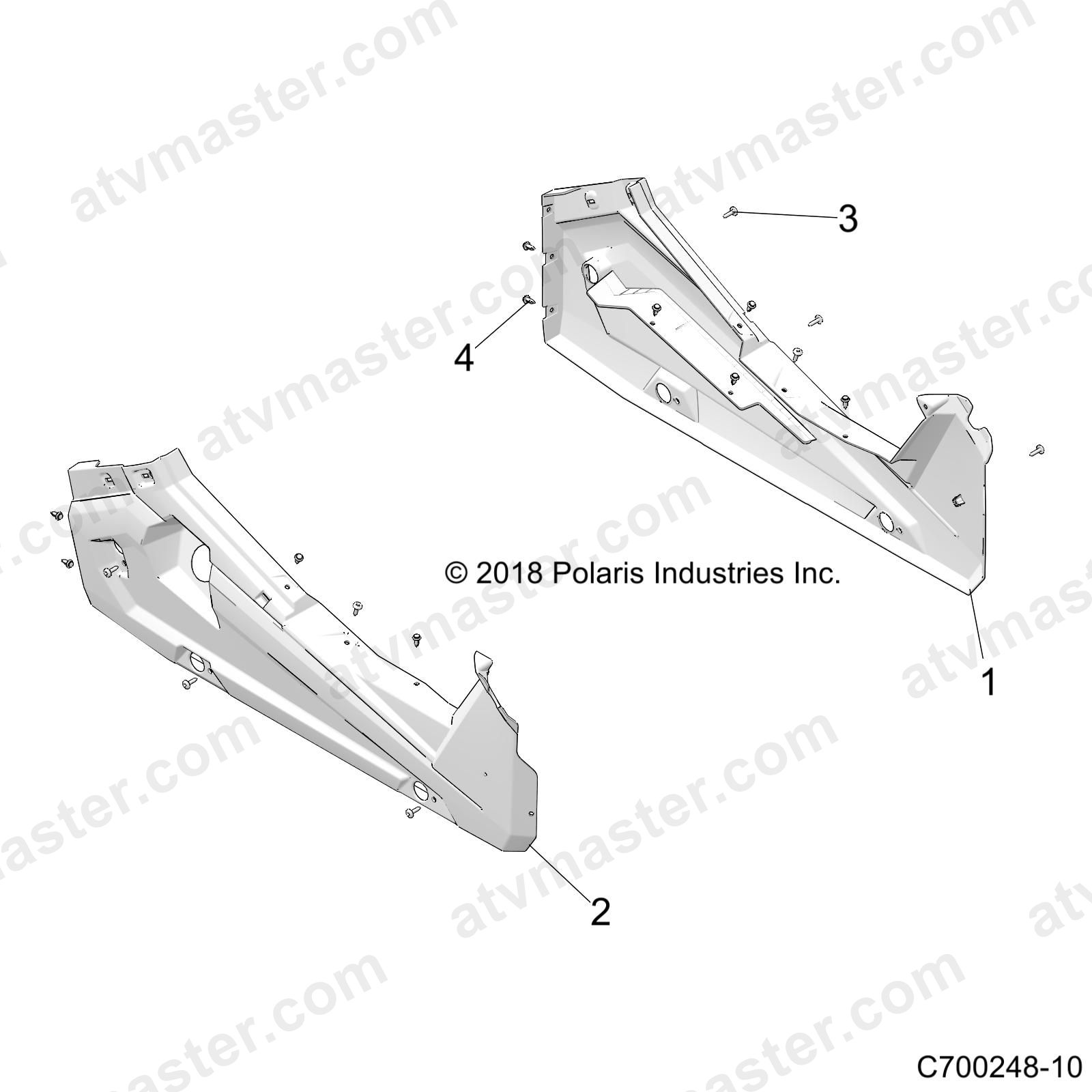 BODY, ROCKER PANELS - Z23NAE99A/99B (C700248-10)