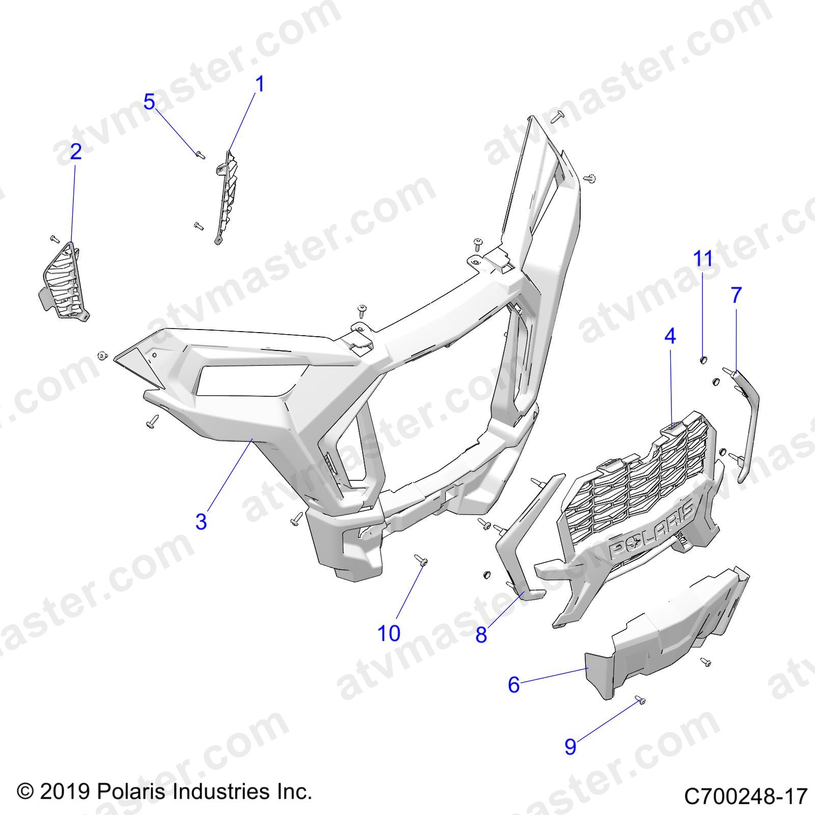 BODY, FRONT BUMPER - Z23NAE99A/99B (C700248-17)