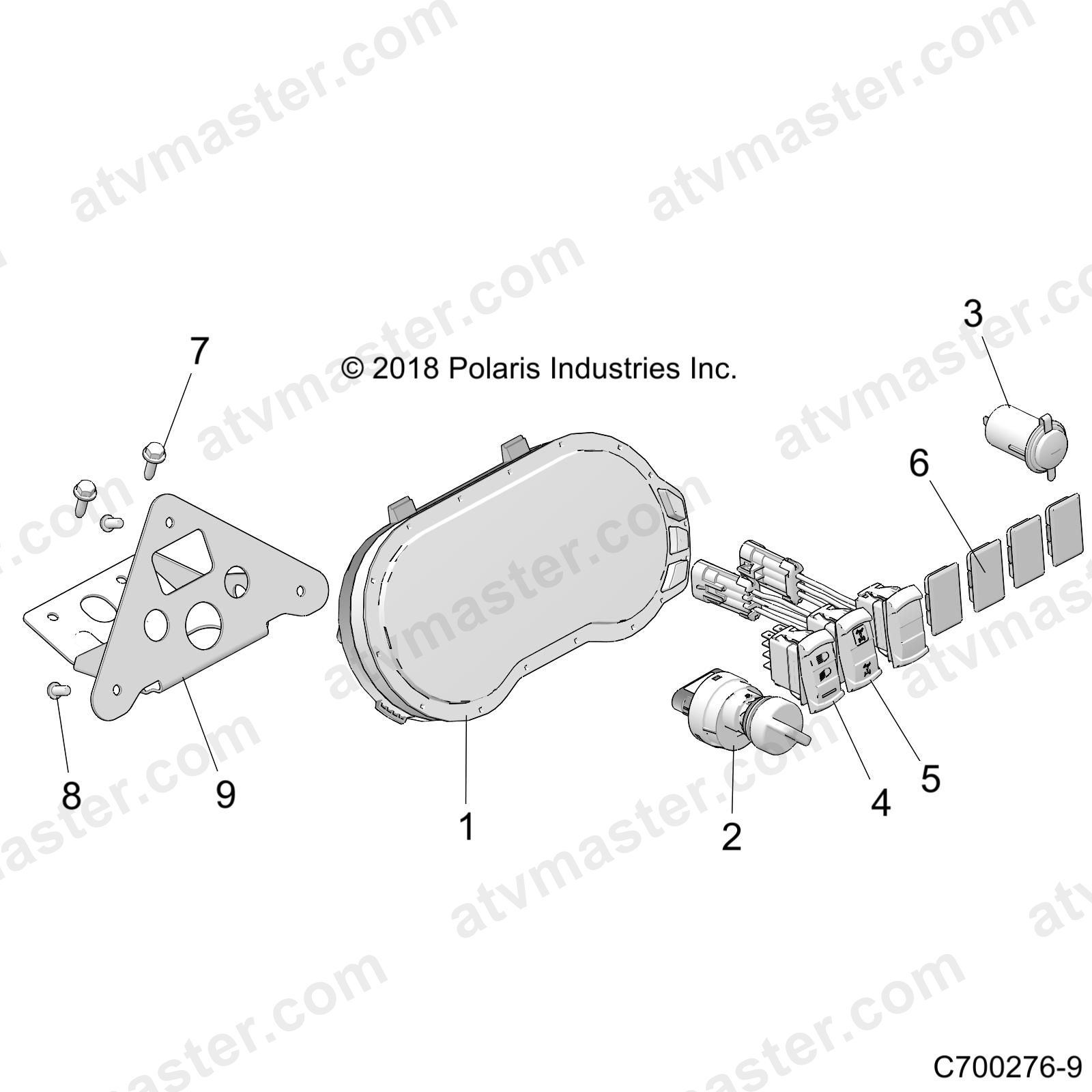 ELECTRICAL, DASH INSTRUMENTS AND CONTROLS - Z23N4E99A/99B (C700276-3)