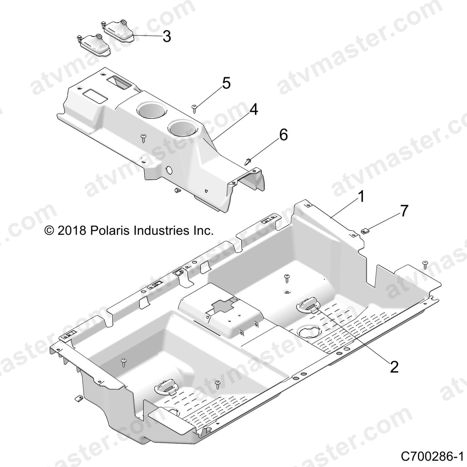 BODY, FLOOR, REAR - Z23N4E99A/99B (C700286-1)