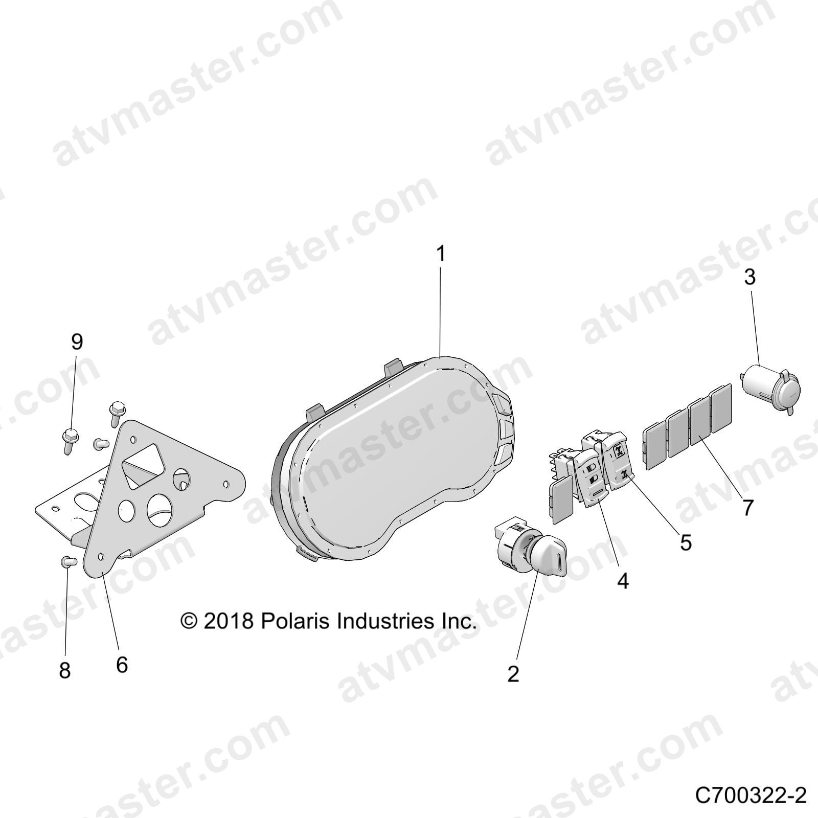 ELECTRICAL, DASH INSTRUMENTS AND CONTROLS - Z23NAE99A/99B (C700322-2)
