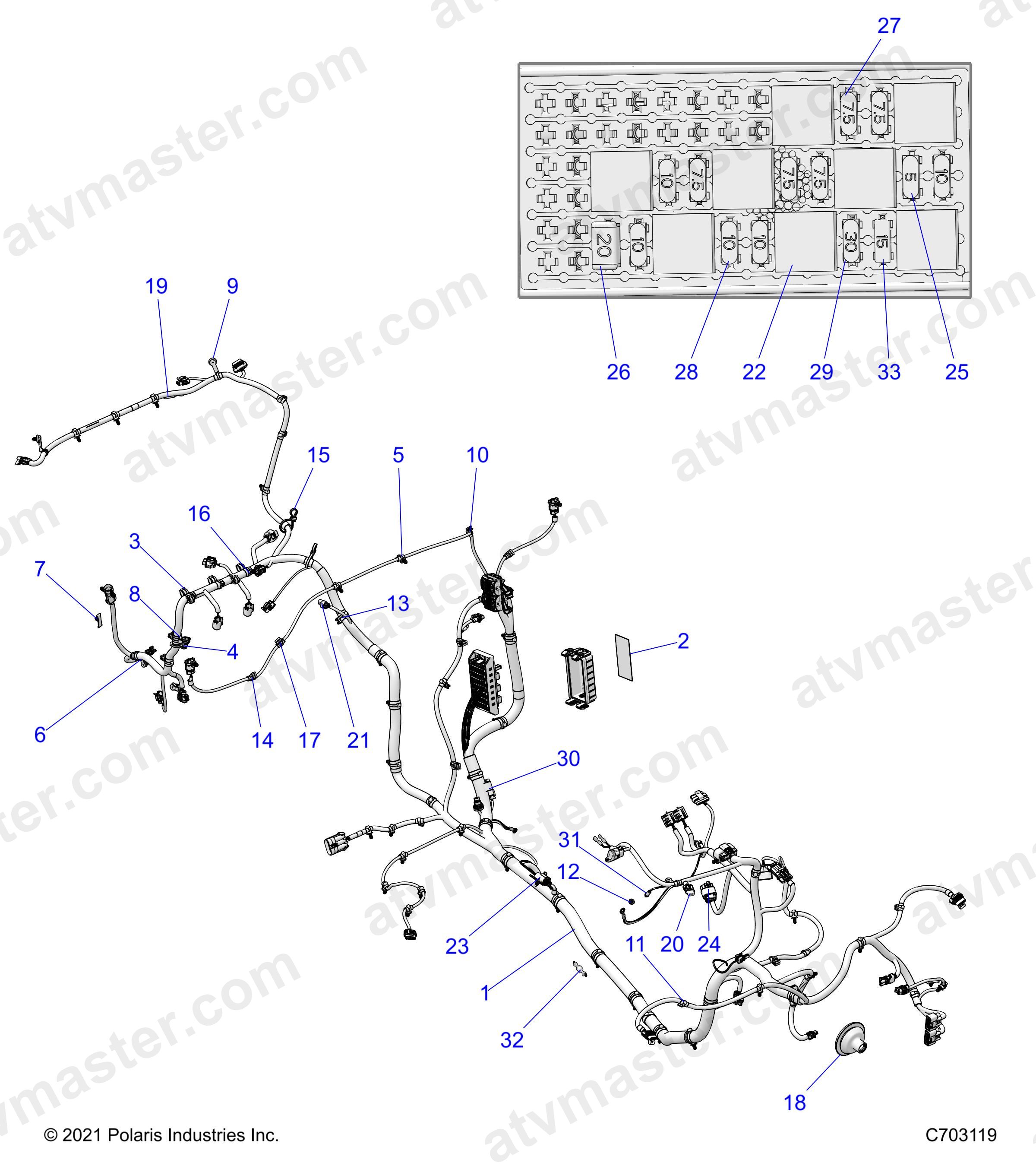 ELECTRICAL, WIRE HARNESS - Z24NEE99A2/B2 (C703119)