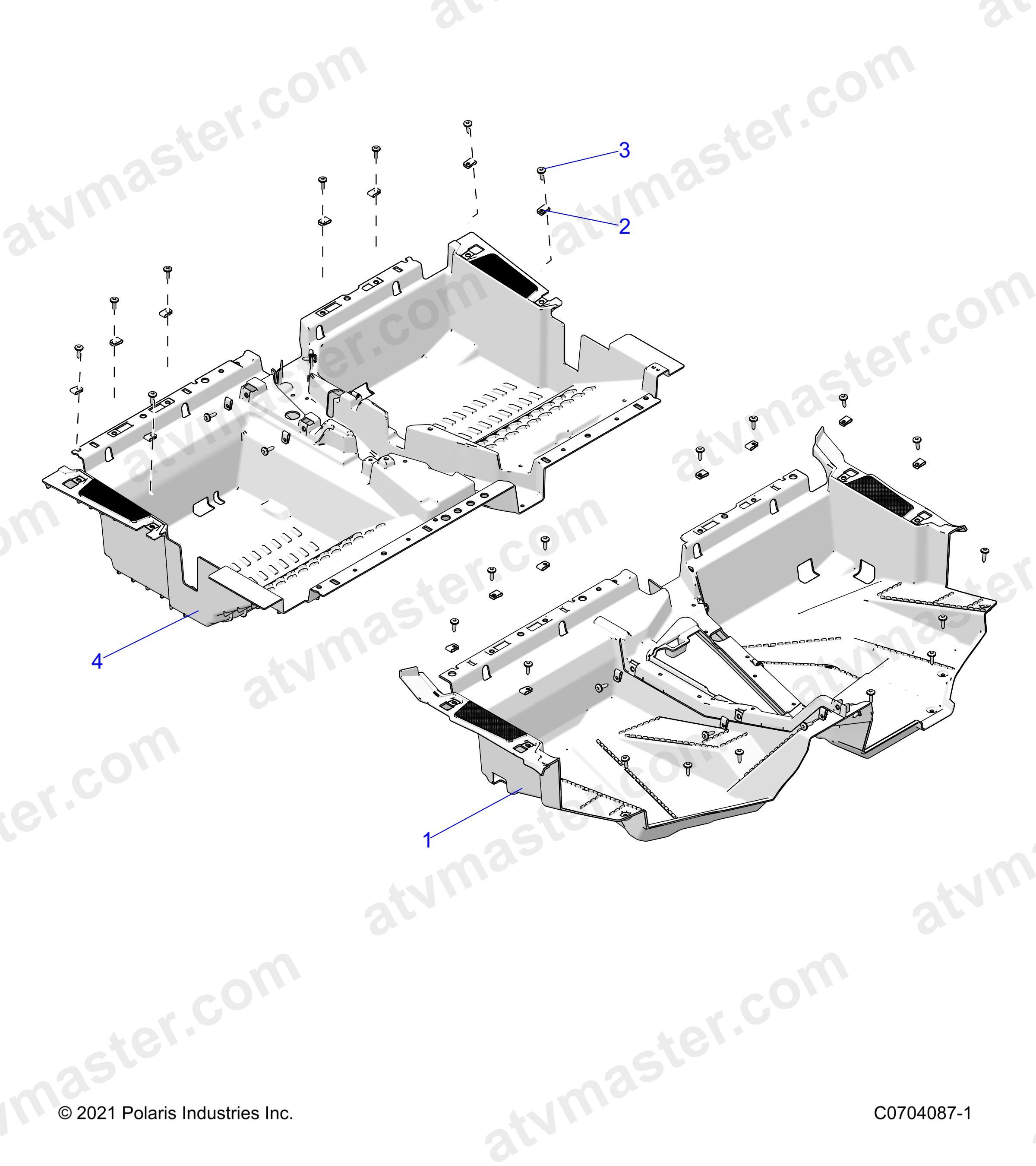 BODY, FLOOR - Z24NME99A2/B2 (C0704087-1)