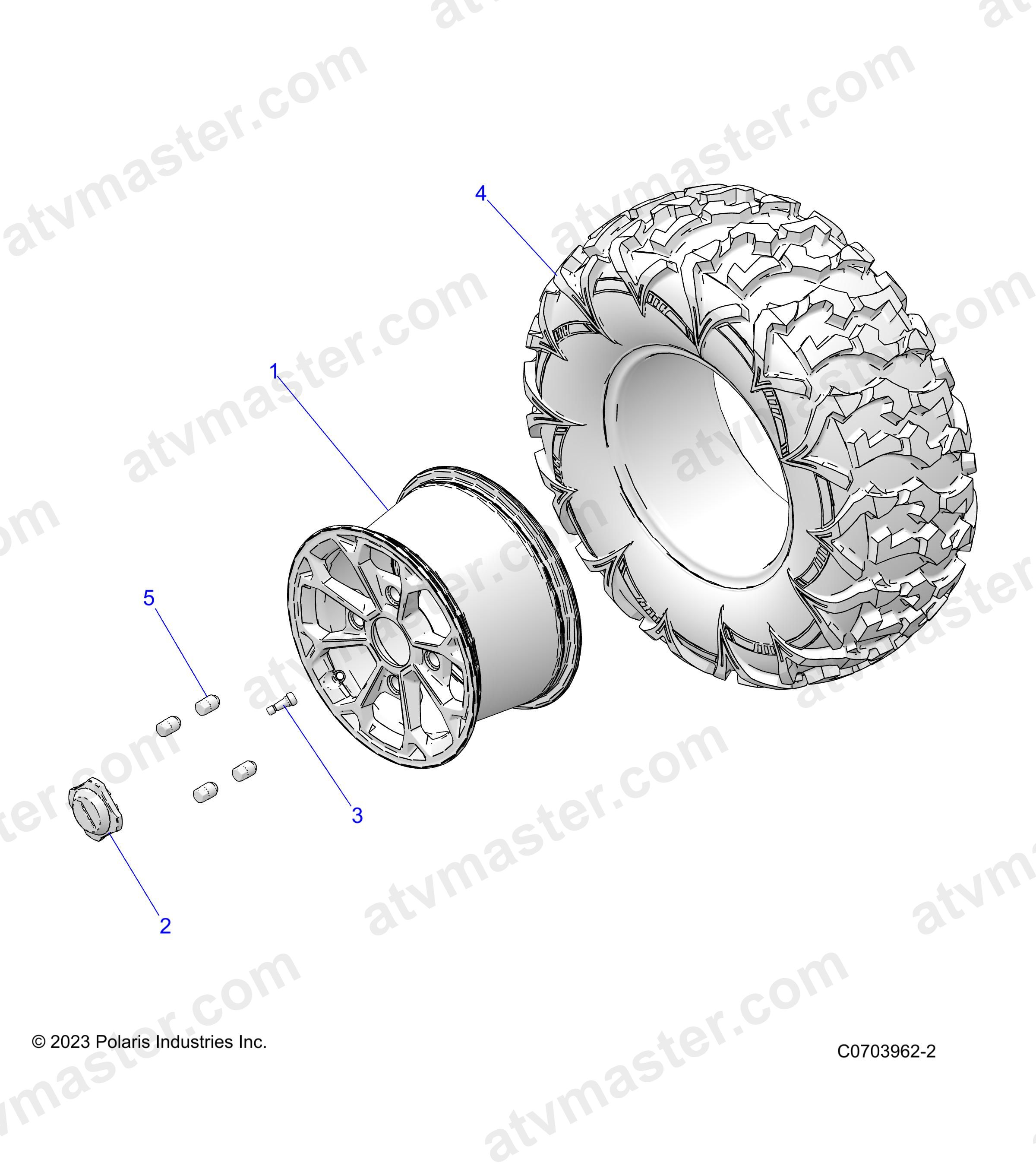 WHEELS, REAR - Z24NEE99A2/B2 (C700112-2)