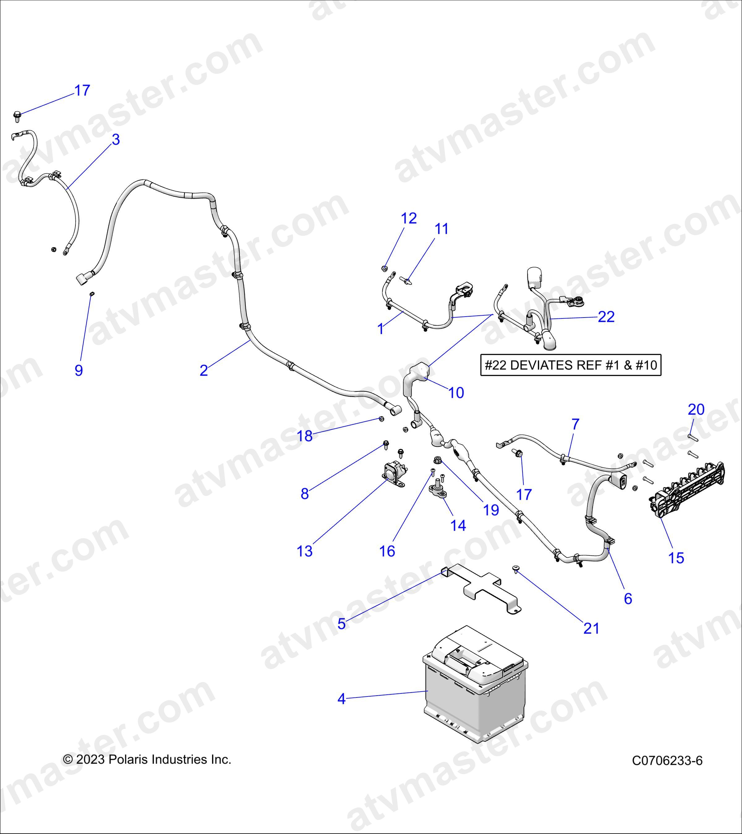 ELECTRICAL, BATTERY - Z24NEE99A2/B2 (C0706233-6)
