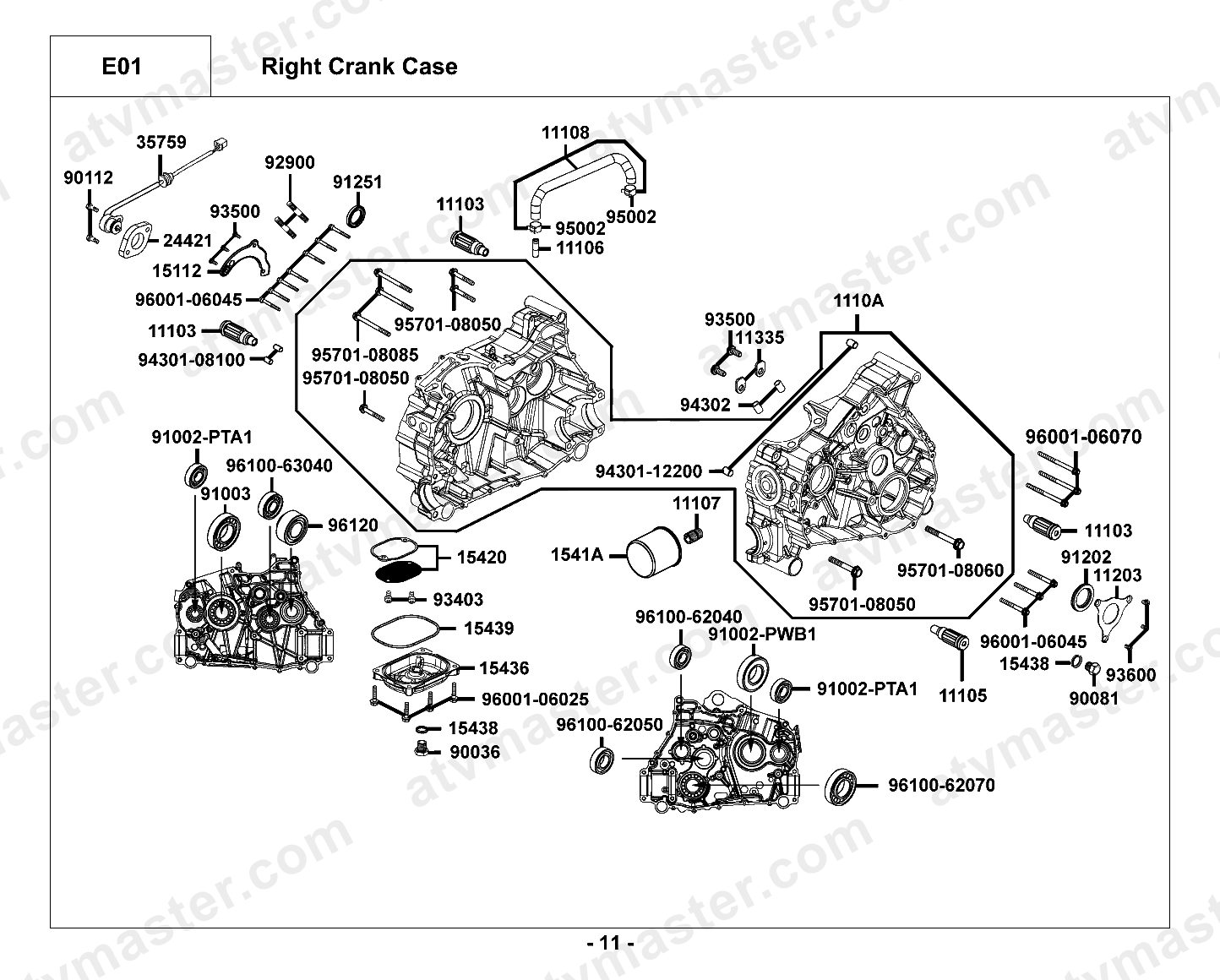 Right Crank Case
