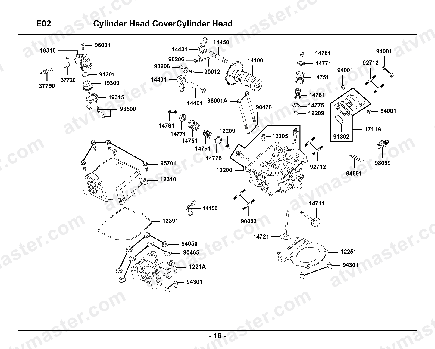 Cylinder Head Cover / Cylinder Head