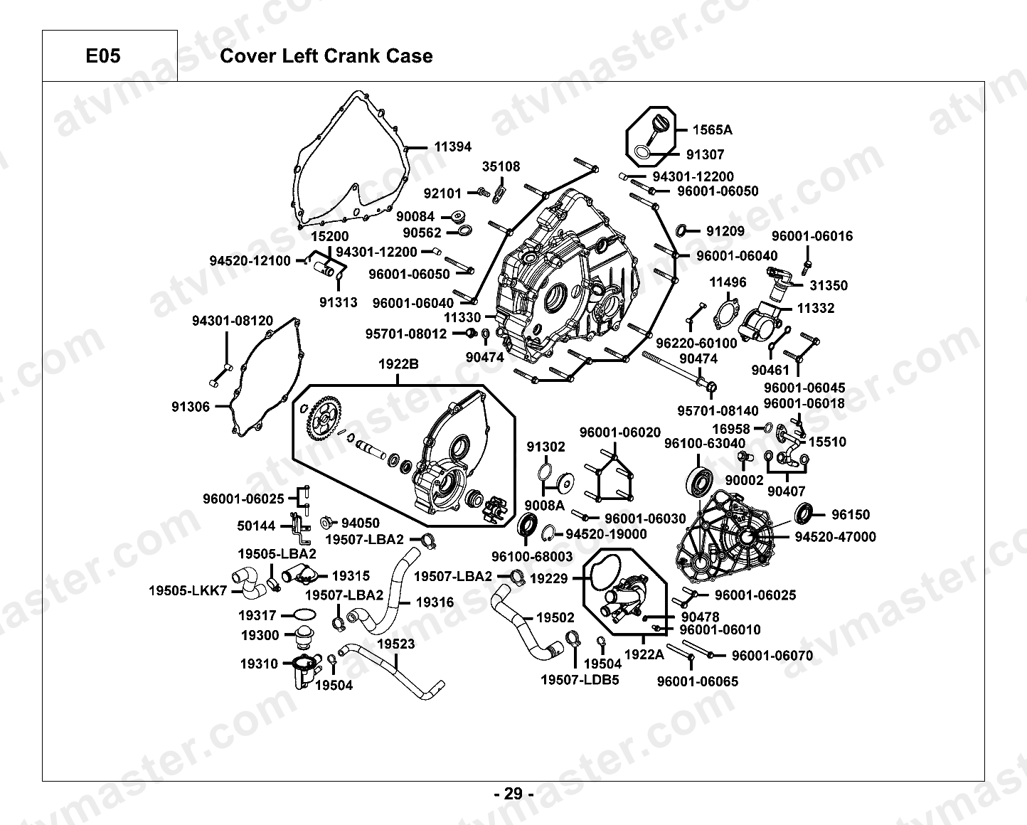 Cover Left Crank Case