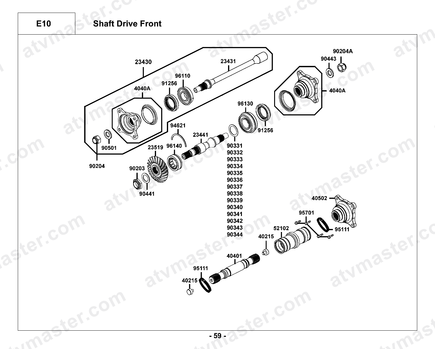 Shaft Drive Front