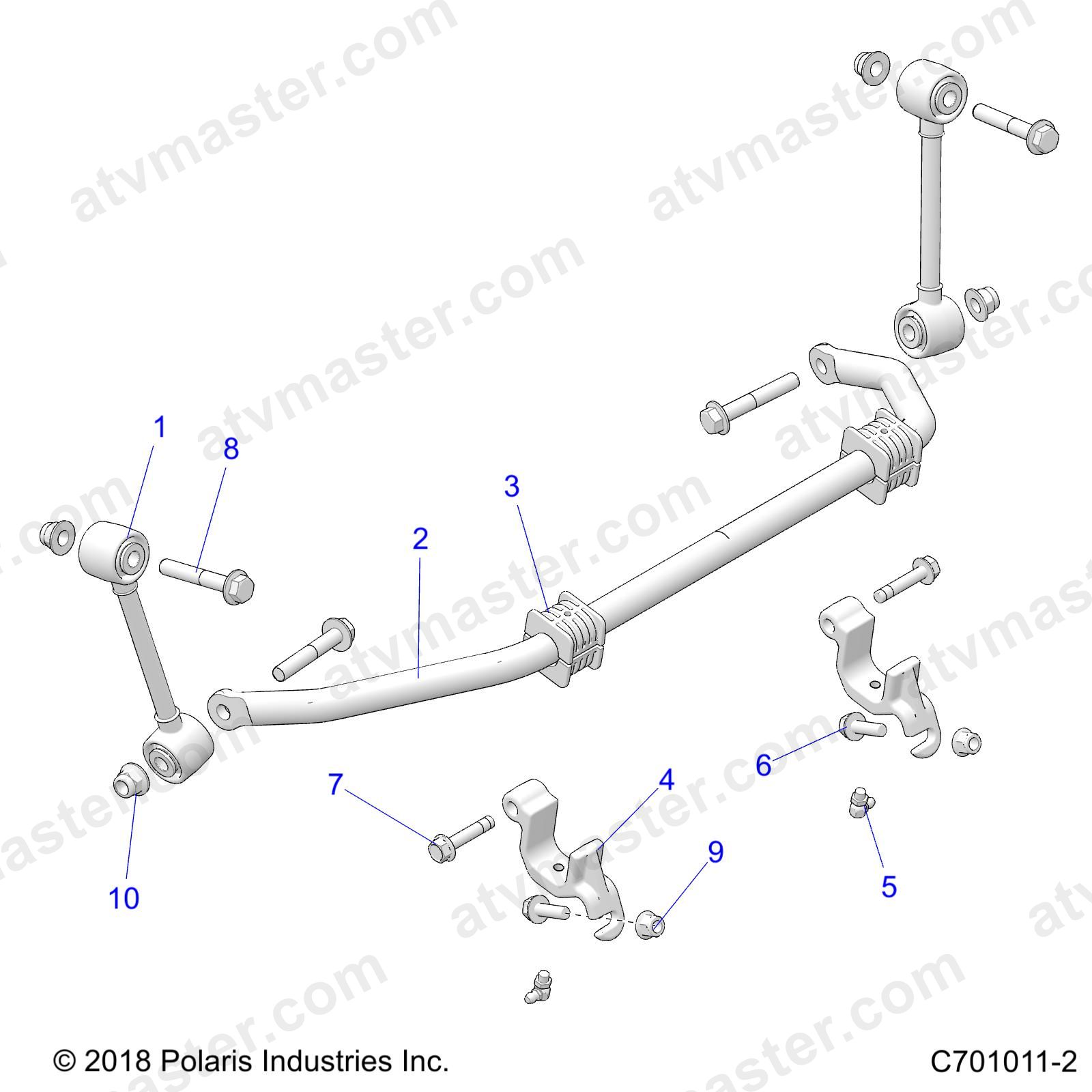 SUSPENSION, FRONT STABILIZER BAR- Z23N4E99A/99B (C701011-2)
